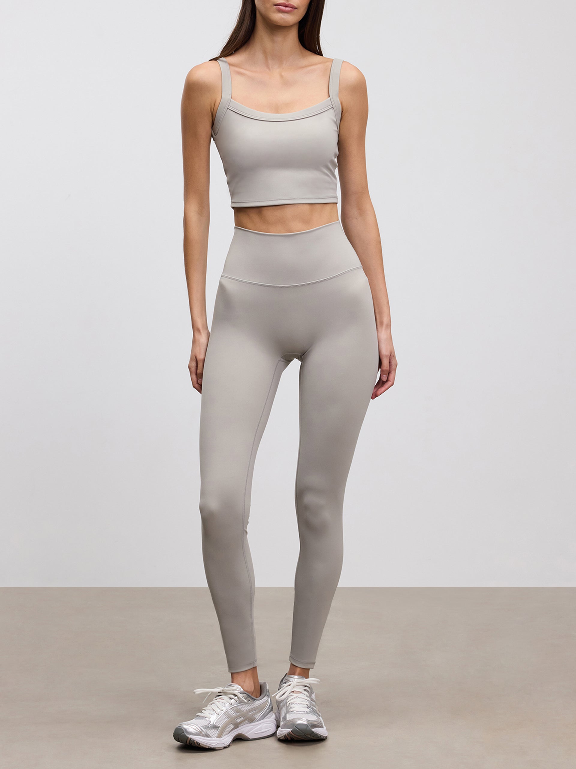 Womens Active Legging in Stone