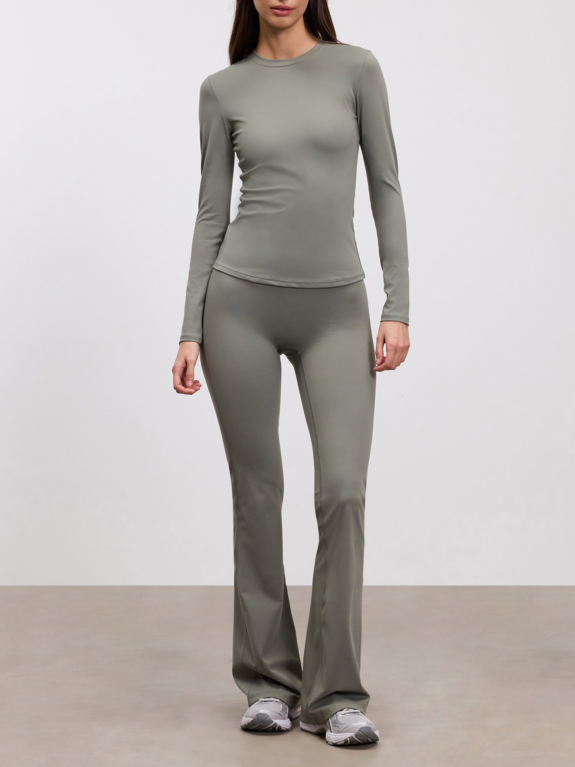 Womens Active Long Sleeve T-Shirt in Sage