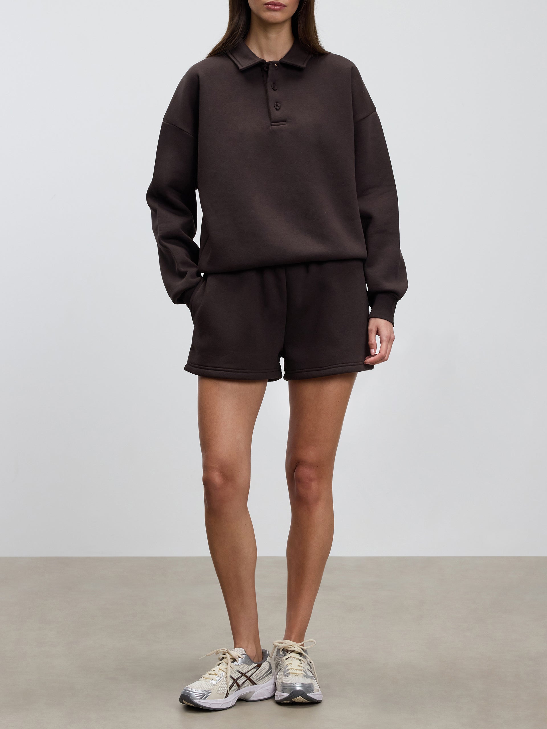 Womens Neoprene Short in Brown