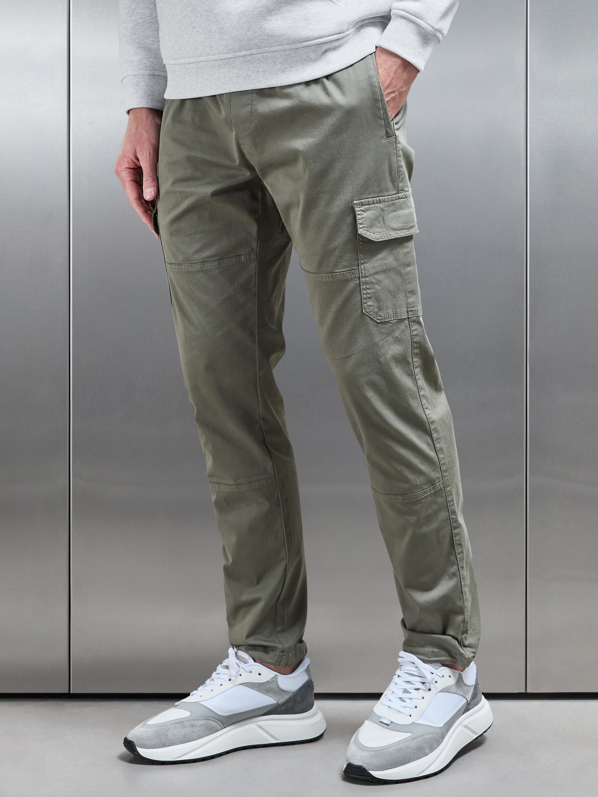 Worker Cargo Pant in Olive