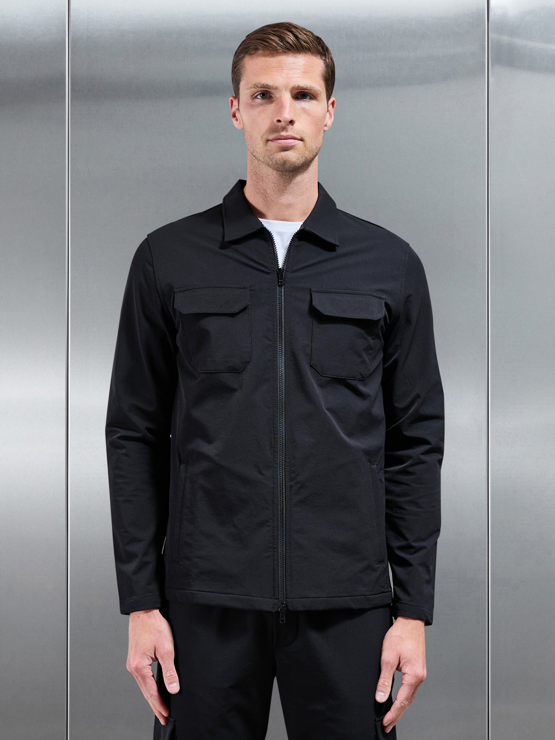 Cargo Jacket in Black