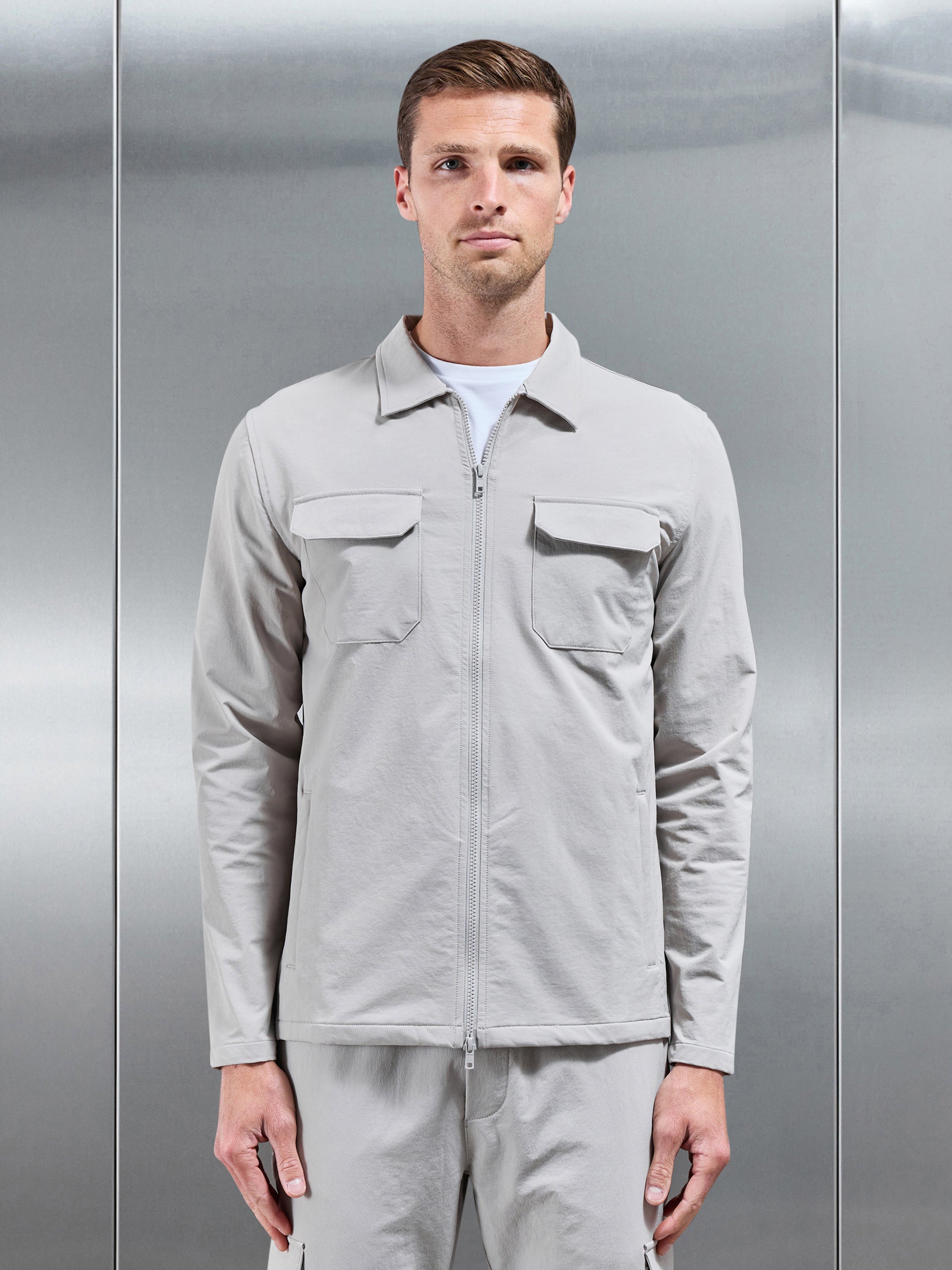 Cargo Jacket in Stone