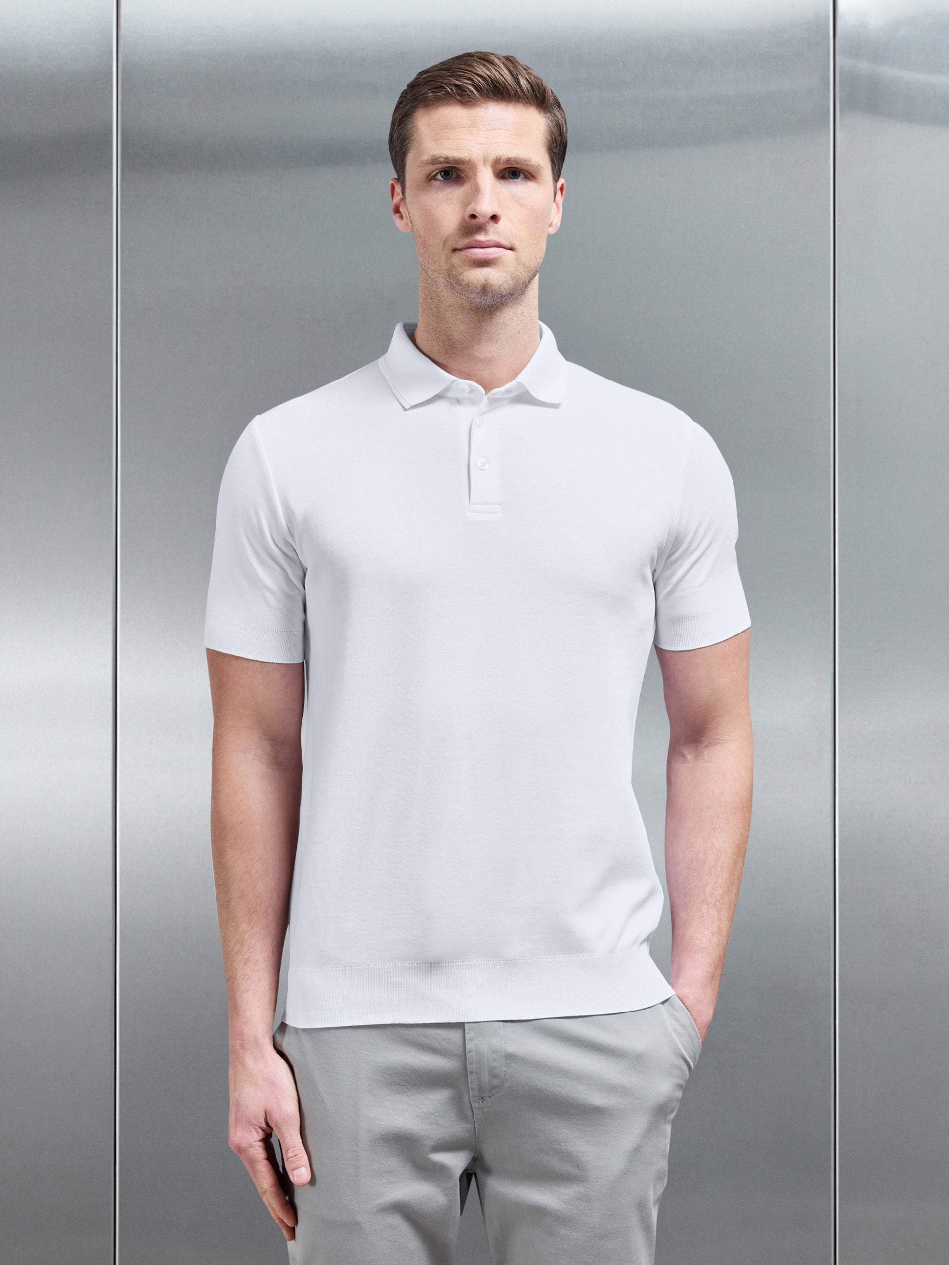 Como Polo Shirt in White