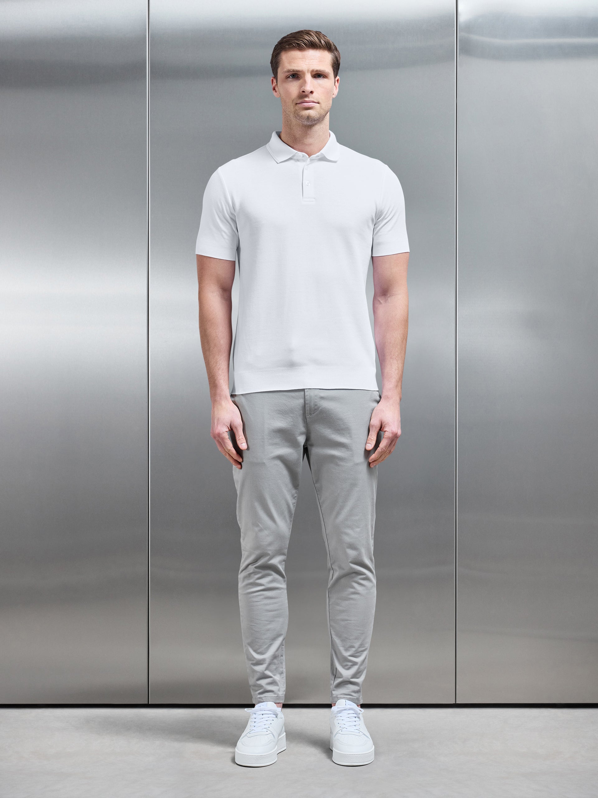 Como Polo Shirt in White